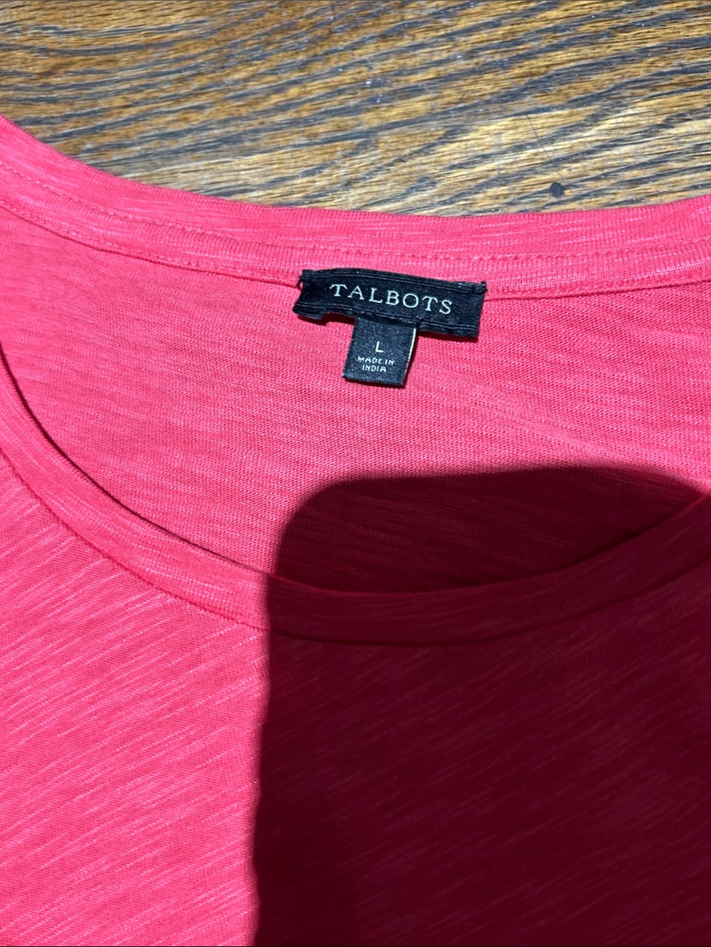 Talbots Coral Pink Sleeveless Midi Dress with Side Knot - Picture 5 of 6